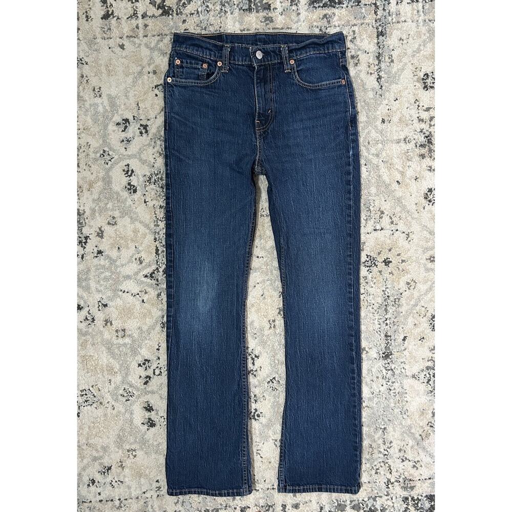 Levi Strauss 527 Men’s Blue Denim Bootcut Jeans 30x32 Medium Wash Stretch
